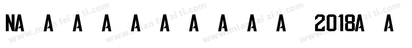 Netherlands 2018字体转换